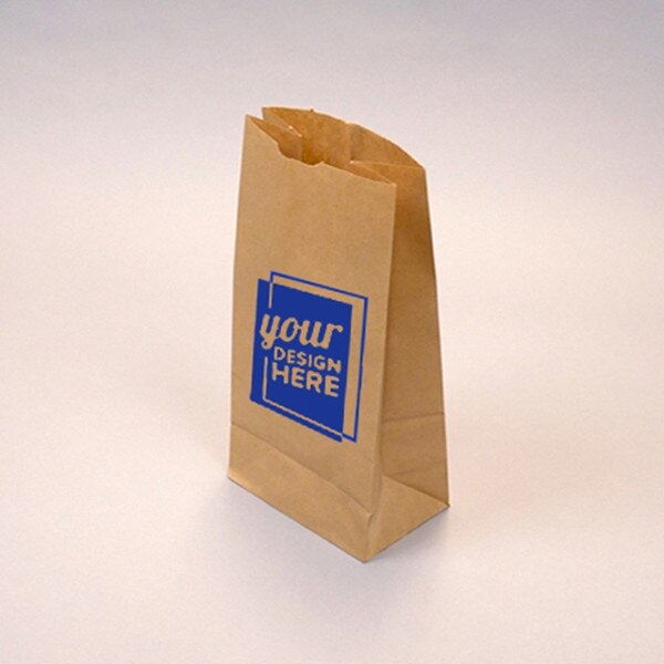 Custom-Printed Natural Kraft 8-lb G
